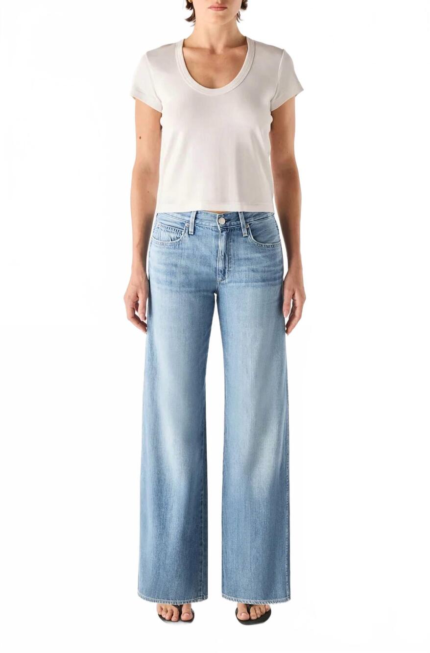 NEW AMO regina low rise jeans in loom